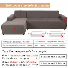 Check out our latest range of sofas, 2 seater sofas and corner sofas at very.co.uk. L Shape Stretch Sofa Covers Slipcover Corner Couch Cover Elastic Thin Velvet Ebay