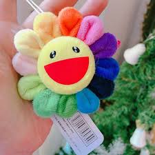 Newest Hot Flower Takashi Murakami Kiki Kaikai Brooch Rainbow Sunflower Pin Badg Dalisea In 2020 Murakami Flower Takashi Murakami Murakami