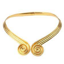 Ilias Lalaounis Gold Cuff Necklace 1stdibs Com Gold Cuffs Gold Vintage Choker Necklace
