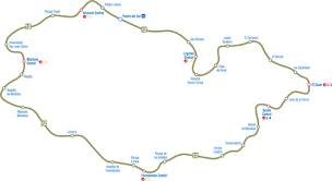 La línea 12 del metro de madrid es una circular que discurre por los grandes municipios del sur y suroeste del área metropolitana de madrid (alcorcón, fuenlabrada, getafe, leganés y móstoles). Linea 12 Metro De Madrid Wikipedia La Enciclopedia Libre