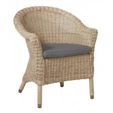 4seasons Chester Diningsessel Aluminium Geflecht Inklusive Kissen Sessel Korbsessel Graue Kissen