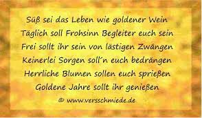 Die goldene hochzeit ist ein außergewöhnliches ehejubiläum. Goldhochzeit Moderne Spruche Gluckwunsche Reden Verseschmiede