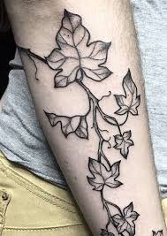 Kola Yaprakli Sarmasik Dovme Tesettur Giyim Tattoos Flower Tattoo