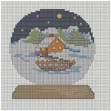 Snow globe counted cross stitch patterns. 54 Cross Stitch Snow Globes Ideas Cross Stitch Christmas Cross Stitch Christmas Cross