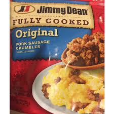 I love the fact that these are already cooked bits of sausage, and they're turkey sausage instead of pork. Calories In Pork Sausage Crumbles Fully Cooked From Jimmy Dean