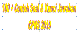 Maybe you would like to learn more about one of these? 100 Contoh Soal Dan Jawabannya Cpns 2019 Soal Tiu Tes Intelegensi Umum
