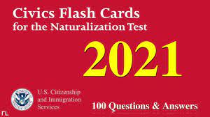 Us Citizenship Naturalization Test 2021 Official 100 Test Questions Answers Youtube