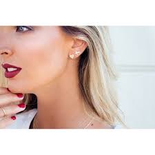 Golden hoop snake earrings