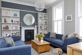 Opt for a rich green shade and add accessories in clashing shades of pink and orange for a cool and quirky look. 10 Ideas Of Living Room Choice With Blue Sofa Dream House