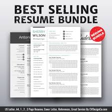 If that's not your style, you can choose from hundreds of other fully customizable and printable resume templates. Best Selling Ms Office Word Resume Cv Bundle The Sherry Resume Templates Cv Templates Cover Letter References For Unlimited Digital Download Cvdesignco Com