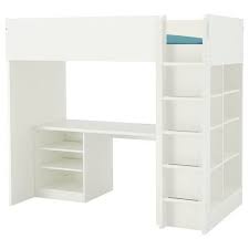 Stuva Fritids Hoogslapercombi M 4 Lades 2 Deuren Wit Krijtbordoppervlak 207x99x182 Cm Ikea In 2020 Stuva Loft Bed Loft Bed Frame Loft Bed