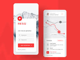 Resq App App App Design Rescue Operations