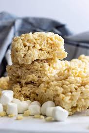 These Chewy Rice Krispie Treats Will Rival Any Store Bought Soft And Chewy And The Perfect Base For Any Add Ins Y With Images Rice Krispie Treats Dessert Bar Recipe Chewy