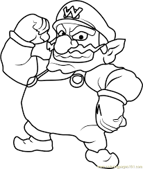 All rights belong to their respective owners. Wario Coloring Page For Kids Free Super Mario Printable Coloring Pages Online For Kids Coloringpages101 Com Coloring Pages For Kids