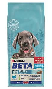 large breed puppy food naturally tailored nutrition beta