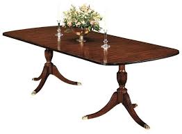 Double pedestal tables (109) leg tables (279) single pedestal tables (183) number of leaves. Henkel Harris 68 X 48 Rectangular Double Pedestal Dining Table Hh2208