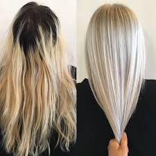 Makeover Grown Out And Faded To Ice Blonde Blonde Hair Color Ice Blonde Platinum Blonde Hair
