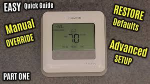 Honeywell Rth2300B Setback Thermostat - Youtube