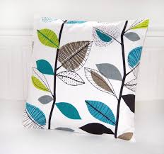 Below are 16 best pictures collection of teal and green living room ideas photo in high resolution. Decorative Pillow Cover Teal Blue Lime Green Grey Leaves Etsy Lime Green Decor Green Decor Teal Living Room Decor