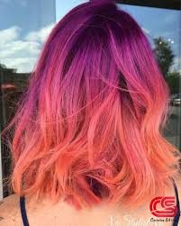 Crazy color hair dye is just $11.00 per 5.47oz bottle. Die Frisur Des Fruhlings Rose Braids Hair Styles Sunset Hair Pink Ombre Hair