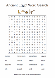 Created by puzzlemaker at discoveryeducation.com. Ancient Egypt Puzzles For Kids