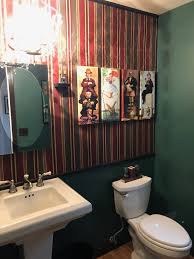Because Powder Rooms Are Supposed To Be Fun And Eclectic My New Haunted Mansion Bathroom In 2020 Mansion Bathrooms Haunted Mansion Decor Disney Bathroom