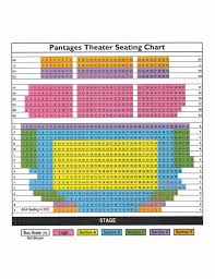 pantages seating views pantages theater tacoma seating chart