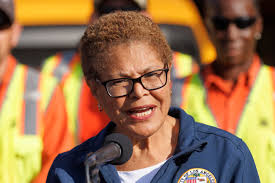 With rain in the forecast, L.A. Mayor Bass works to shore up burn areas