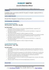 Juvenile Detention Officer Resume Samples Qwikresume