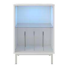 Give your living room or entertainment space a retro look with the novogratz concord turntable stand. White 52 578 X 45 72 X 86 614 Cm Ameriwood Concord Turntable Stand Comodini Casa E Cucina Amiralebsatte Com