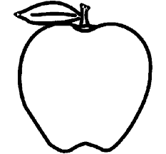 Dibujo Manzana Para Colorear