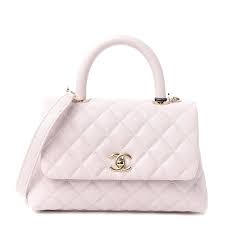 Chanel Caviar Quilted Mini Coco Handle Flap Lilas Lilac Coco Handle Chanel Caviar Chanel