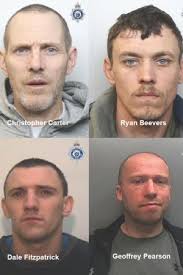 Four men jailed following burglaries in Wilmslow and Macclesfield