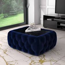 All of our tv stand and coffee table set are on sale right now. Navy Velvet Storage Coffee Table With Glass Top Clio Furniture123