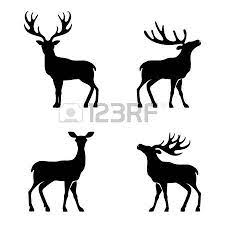 chevreuil dessin vector illustration de la collecte des cerfs silhouette cerf peinture coloriage voiture jdm