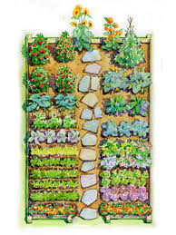easy children's vegetable garden plan