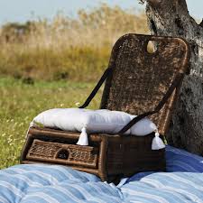 Rattan Folding Chair H68cm X W49cm X D56cm The White Company Picnic Chairs Picnic Accessories The White Company