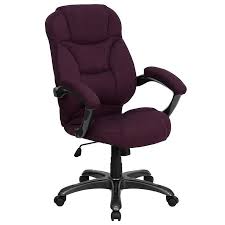 Flash Furniture Grape Microfiber Contemporary Adjustable Height Swivel Desk Chair Lowes Com In 2020 Contemporary Office Chairs Black Office Chair High Back Office Chair