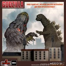 5 Points XL Godzilla vs Hedorah (1971) Three Figure Boxed Set | Mezco Toyz