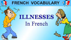 Jason had a few cuts and bruises when he fell off his bike, nothing serious. French Vocabulary Illnesses Diseases Names Youtube