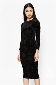 Downtown Velvet Midi Dress New Arrivals Midi Dresses Uk Long Sleeve Velvet Dress Velvet Midi Dress