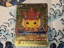 Pikachu Mega Charizard Y Tag Cosplay Pokemon card | eBay