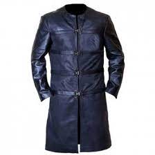 Farscape John Crichton Ben Browder Trench Genuine Leather Coat Leather Madness Long Leather Coat Fashion Leather Coat