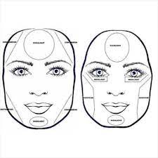 Countour Wide Round Little Jaw Definition Square Face Makeup Contouring And Highlighting Makeup