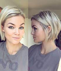 Blonde Chin Length Bob Cabelo Curto Cabelo Hair Hair