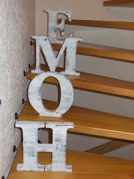 Home Xxxl 25 3 6 Cm Shabbyvintagestyle Holzbuchstaben Dekor Gestalten