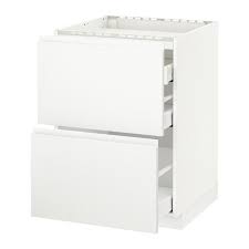 Fiche technique en marque blanche. Metod Maximera El Bas Tbl C 2 Faces 3 Tiroirs Blanc Ringhult Blanc 60x60 Cm Ikea Ikea Tiroir Meuble Bas