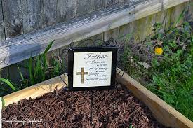 Set out your memorial garden decor. How To Make Your Own Memorial Garden On A Budget Savvy Saving Couple