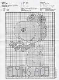 Find free counted halloween kitty cross stitch pattern and instructions for finishing counted cross stitch projects. Peanuts Snoopy Flying Ace Counted Cross Stitch Pattern Patterns Arts Crafts Sewing Ekoios Vn