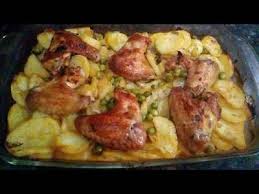 بطاطا كوشة بأجنحة الدجاج والطماطم بالصور من ام دعاء Recipe Algerian Cuisine Food Cuisine